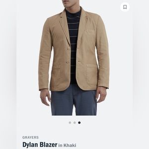 Grayers Dylan blazer in khaki.